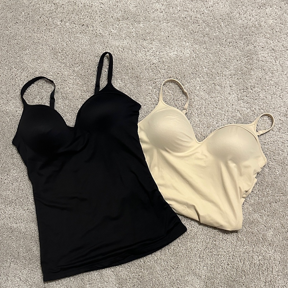 Maidenform Black and beige Shapewear - wireless Camisoles